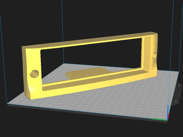 Car radio frame