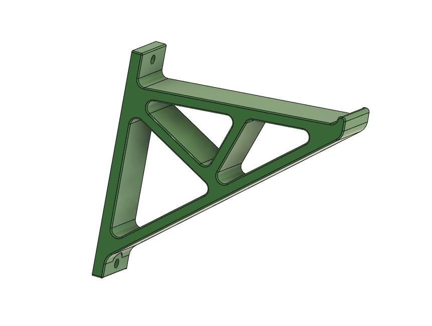 Miniatura 2 do modelo 3D strong tool shelf - Shelf bracket