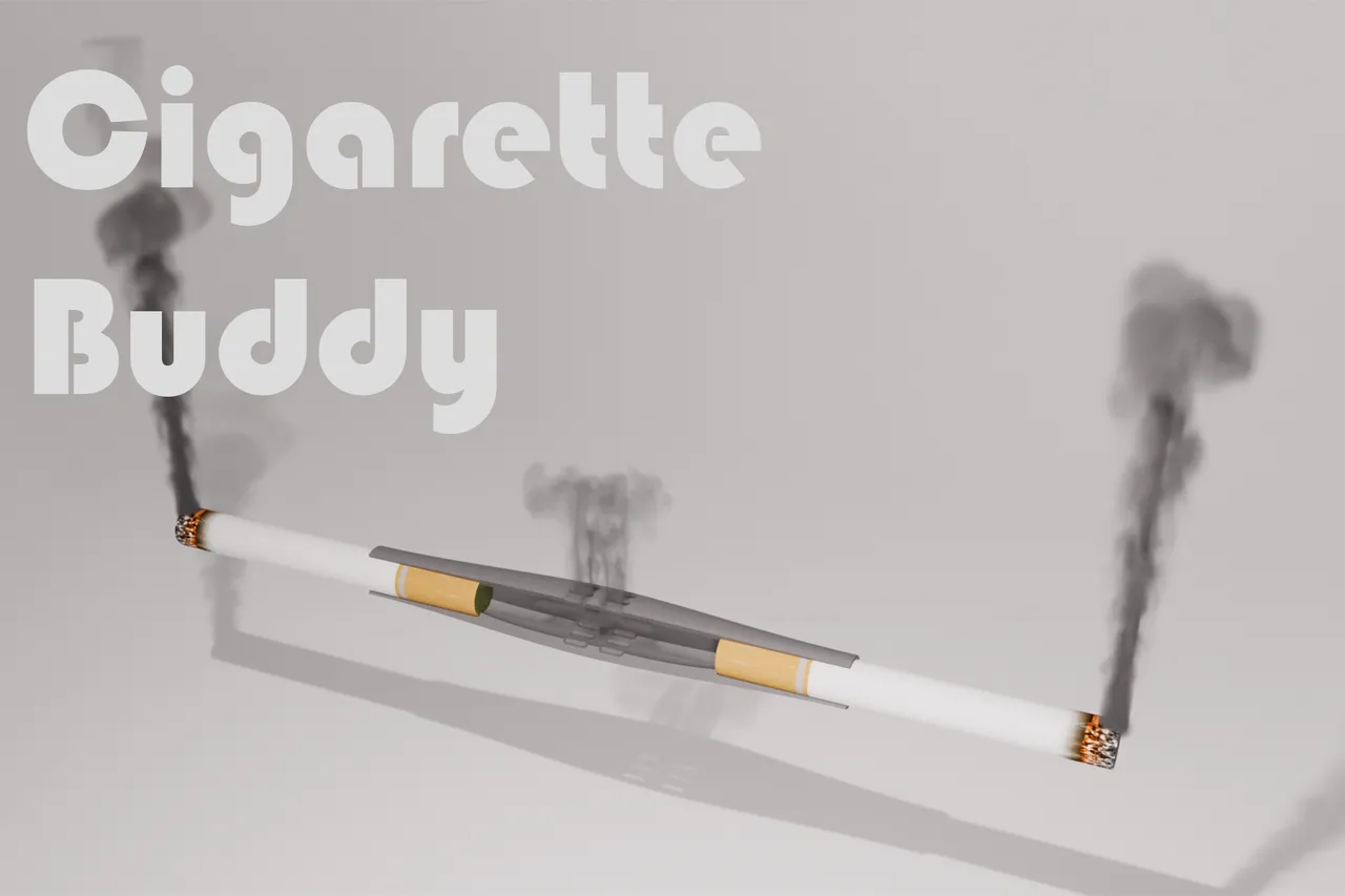 Cigarette Buddy - now your cigarettes can smoke too by onez | Download free  STL model