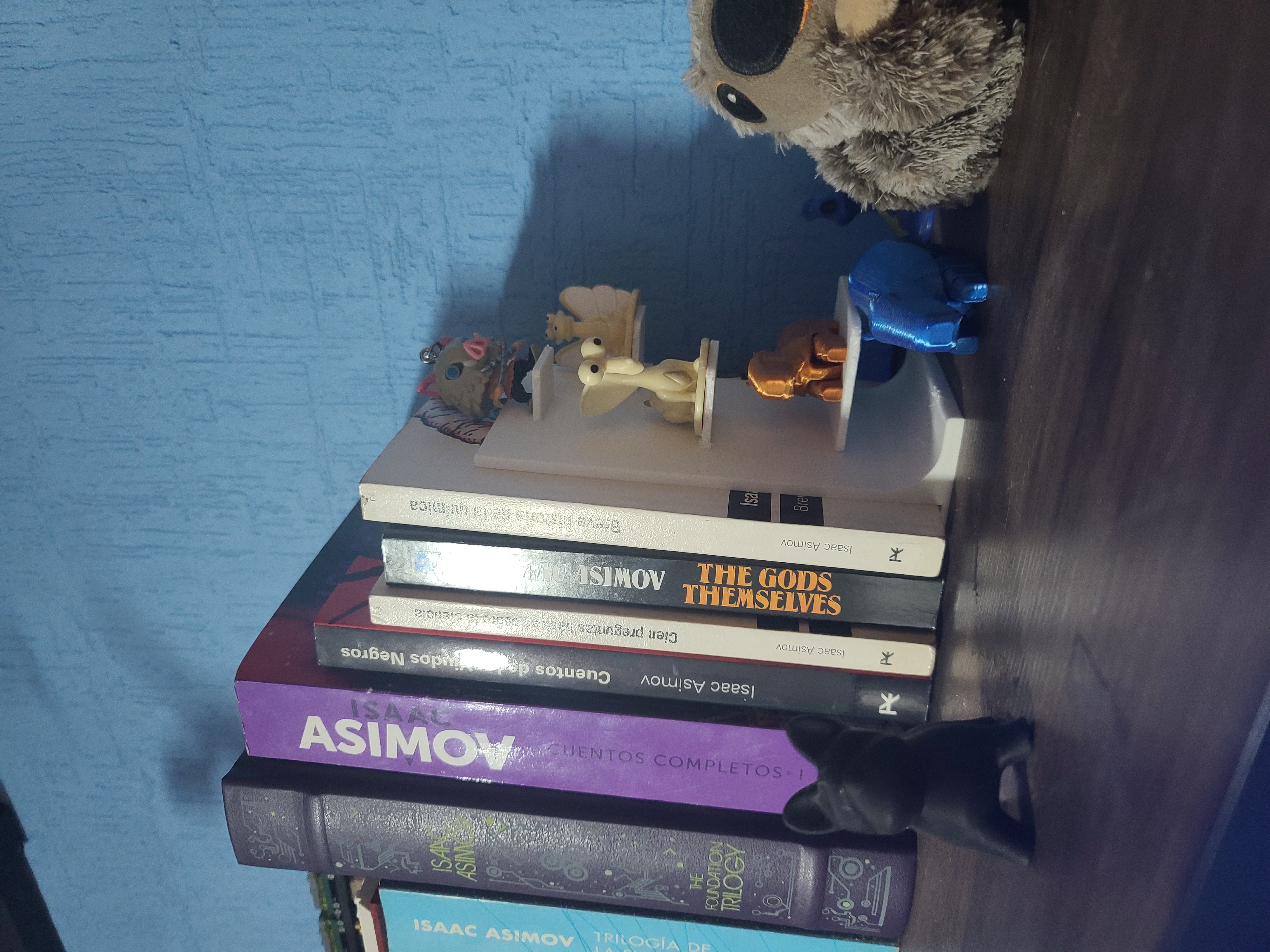 Bookend with mini shelf