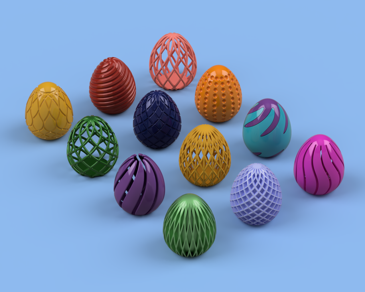 set of easter eggs (incl. Fusion File)
