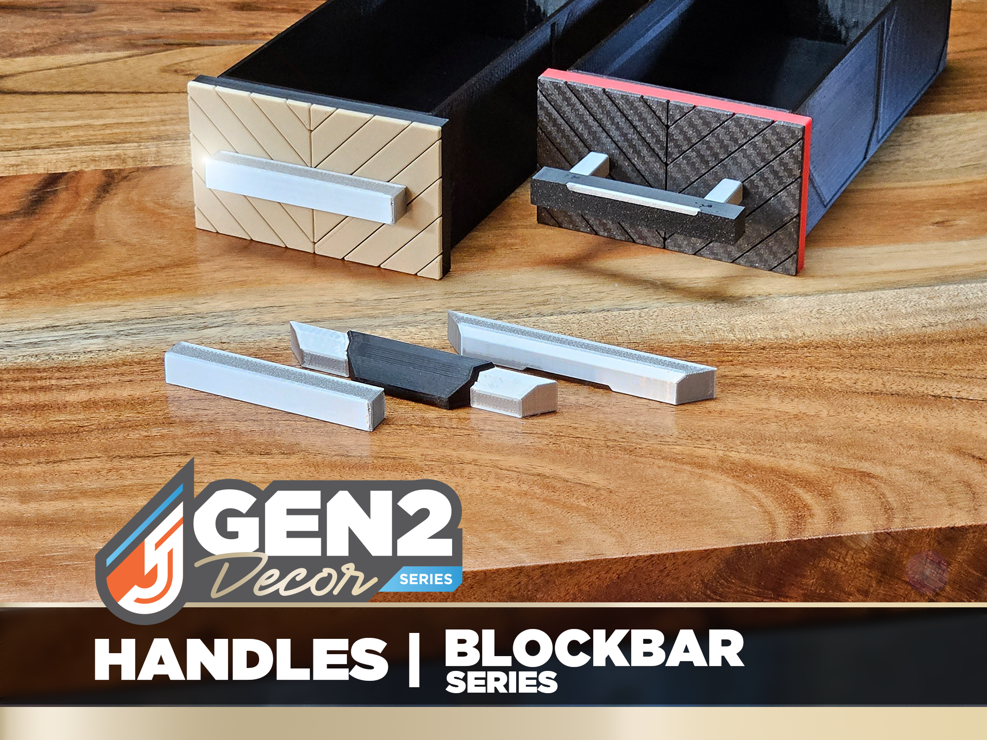 GEN2 Decor Handles - BlockBar Series