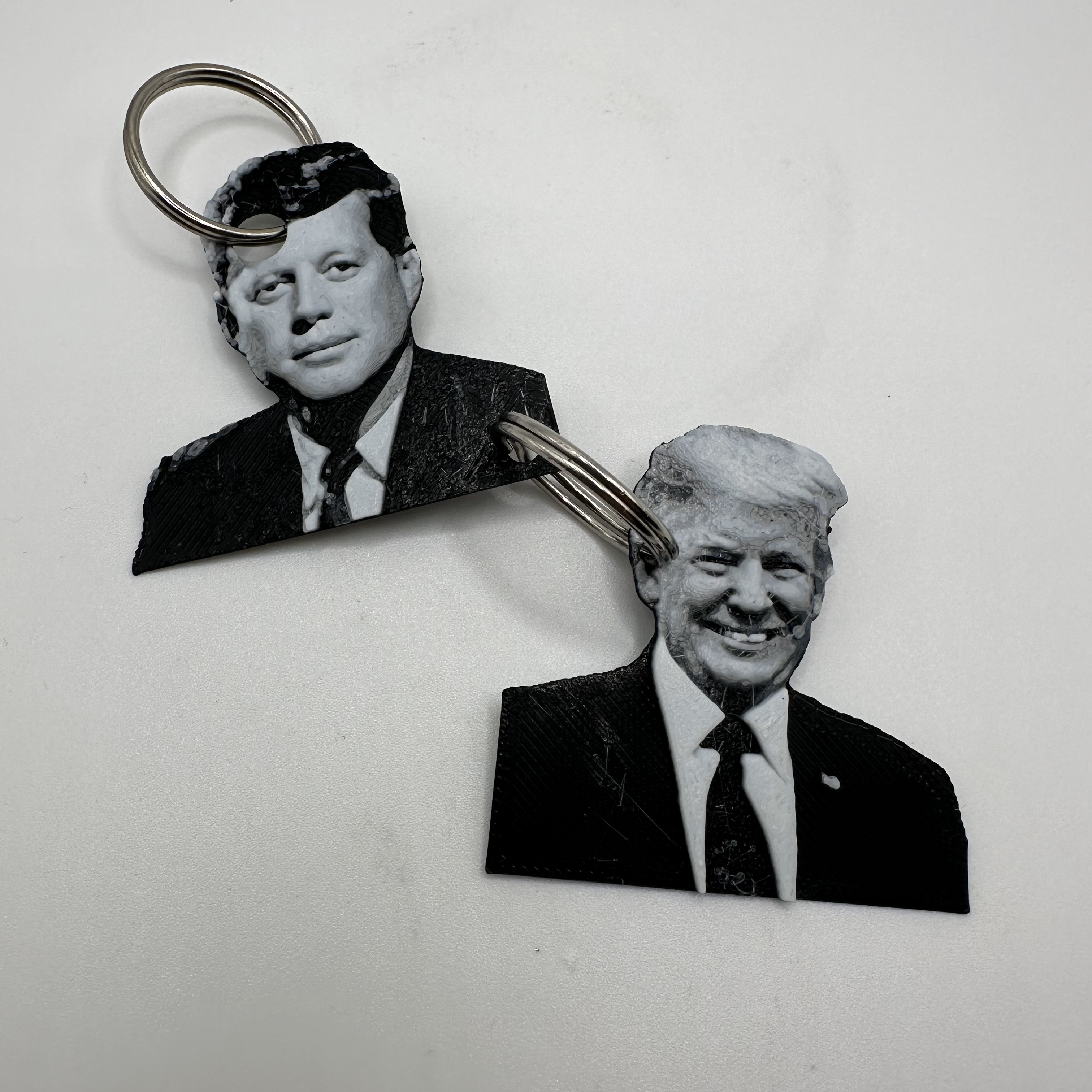 Trump kennedy keychain