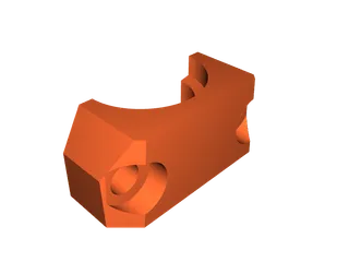 The 100 bracket for V6 hotend by H FAB | Download free STL model ...