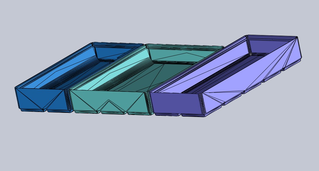 Some other divider bins sizes for Gridfinity Modular Drawer System