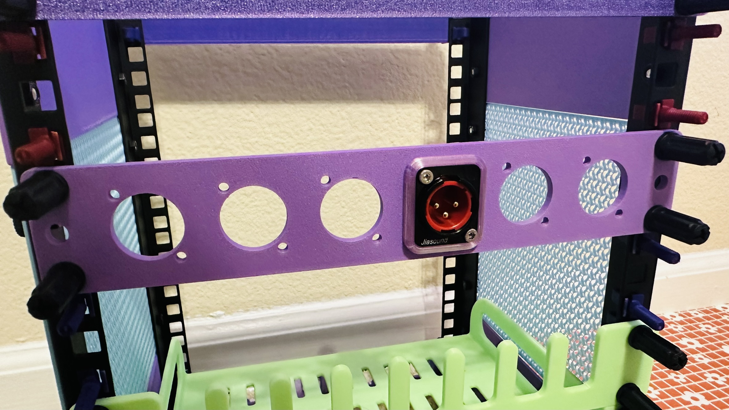 10” Rack Panel for Neutrik D-Series: For XLR and More