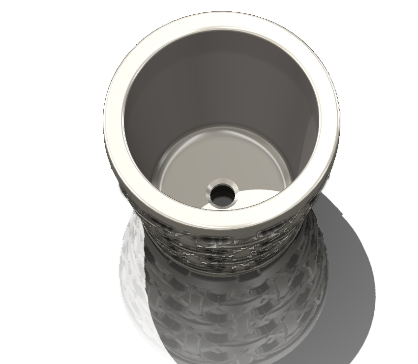 Miniatura 3 do modelo 3D Pattern planter pot