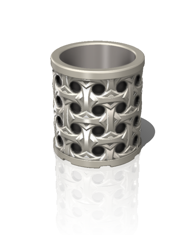Pattern planter pot