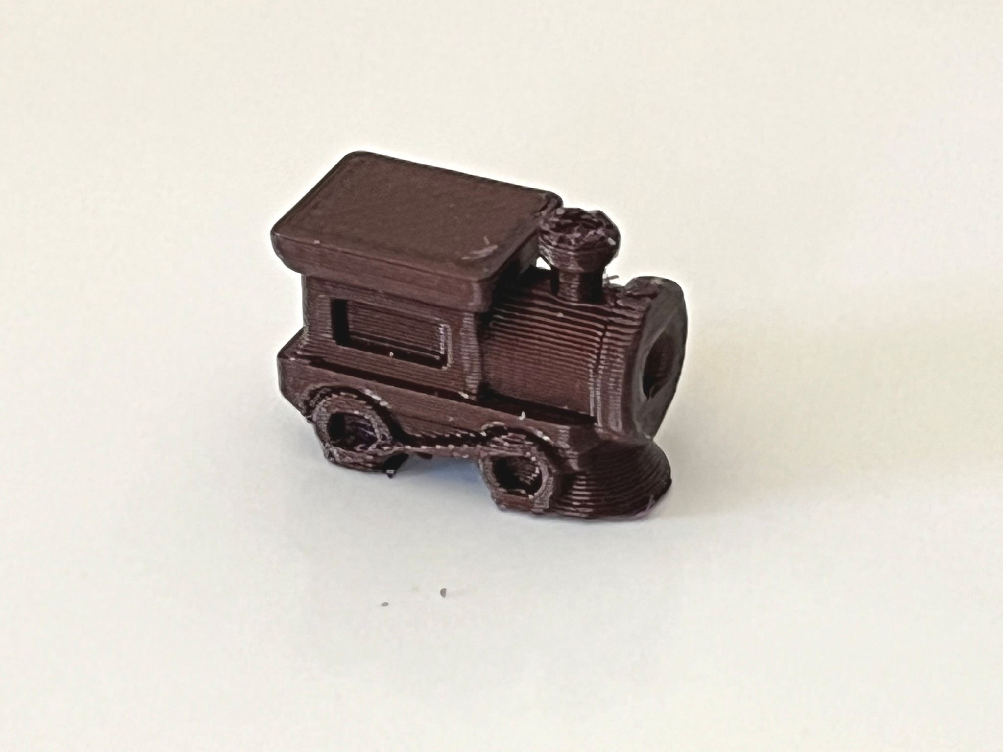 Miniatura 3 do modelo 3D Tiny train token (2cm x 1cm)