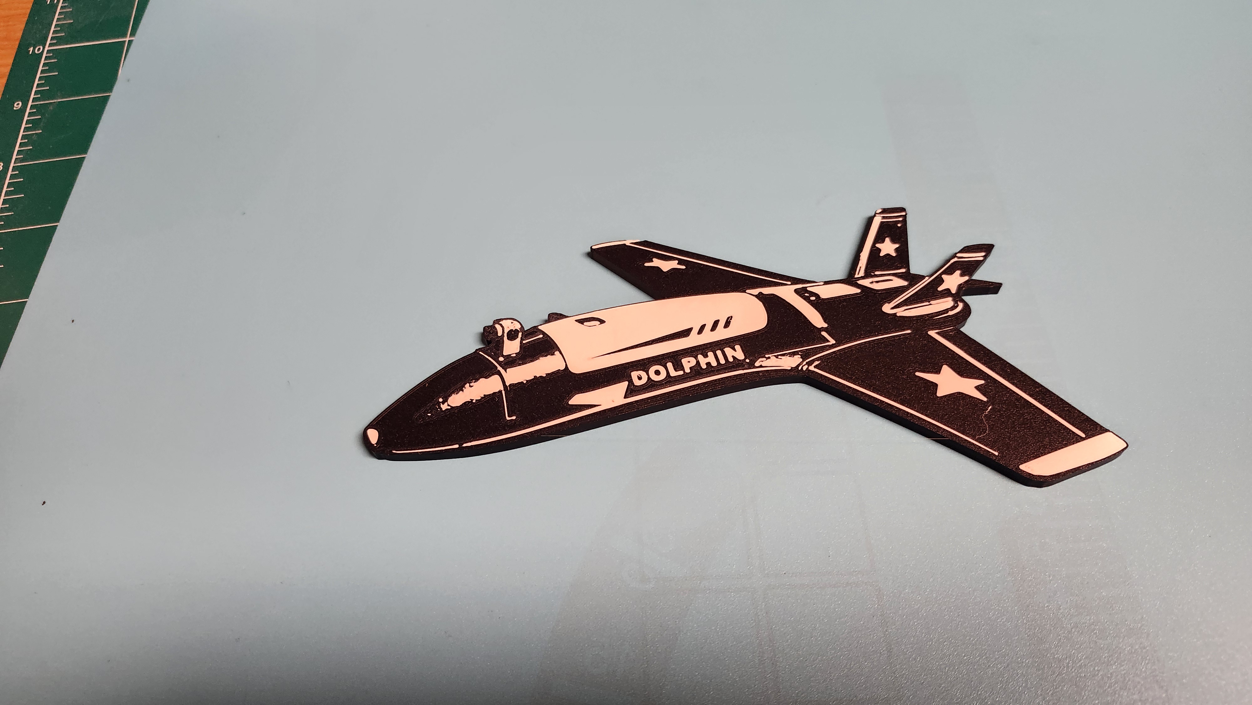Atom RC Dolphin Badge