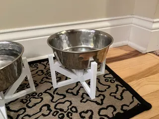 Dog Bowl Riser by SickDude Download free STL model