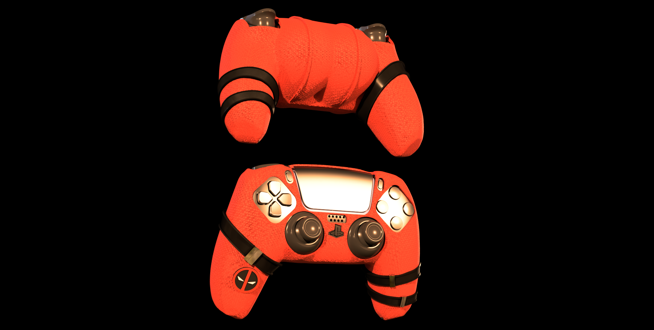 Miniatura 3 do modelo 3D Deadpool ps5 controller case