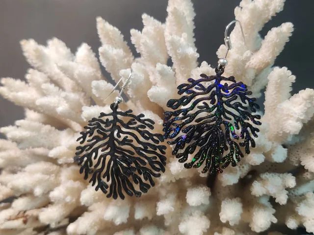 Coral Bloom Earrings