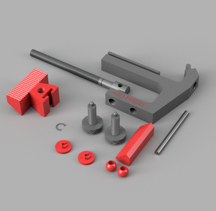 Miniatura 2 do modelo 3D Table vise