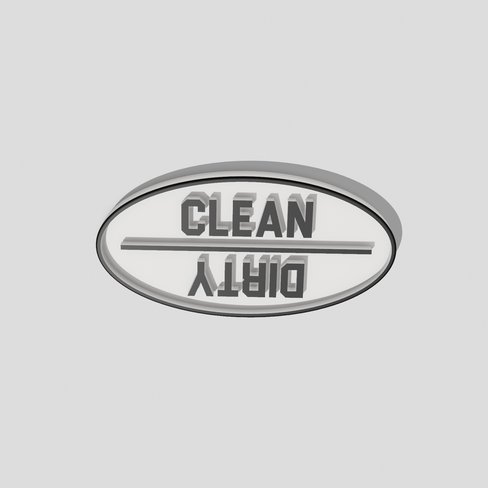 Clean & Dirty Dishwasher Magnetic Sign