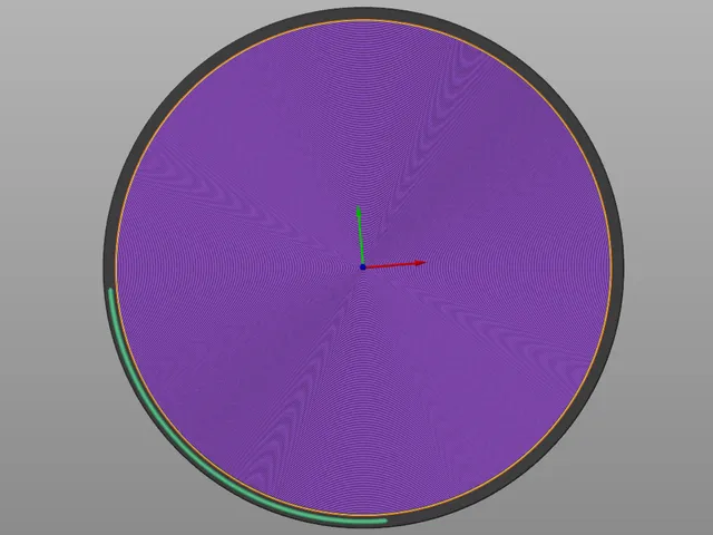 FLSun Q5 1 layer test