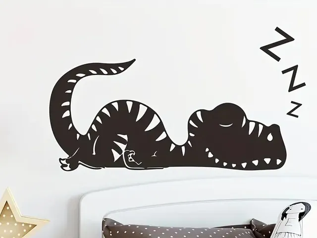 Sleepy Dino Rex - wall art