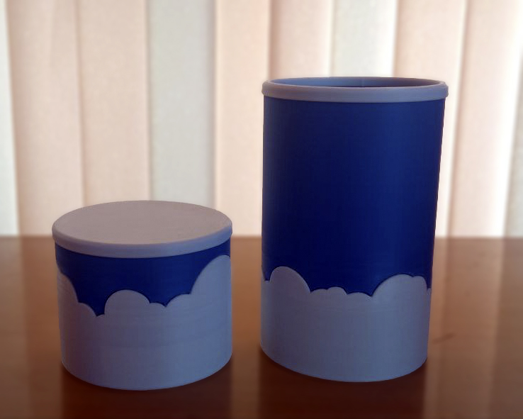 Pencil Cup - Clouds — thumbnail 3