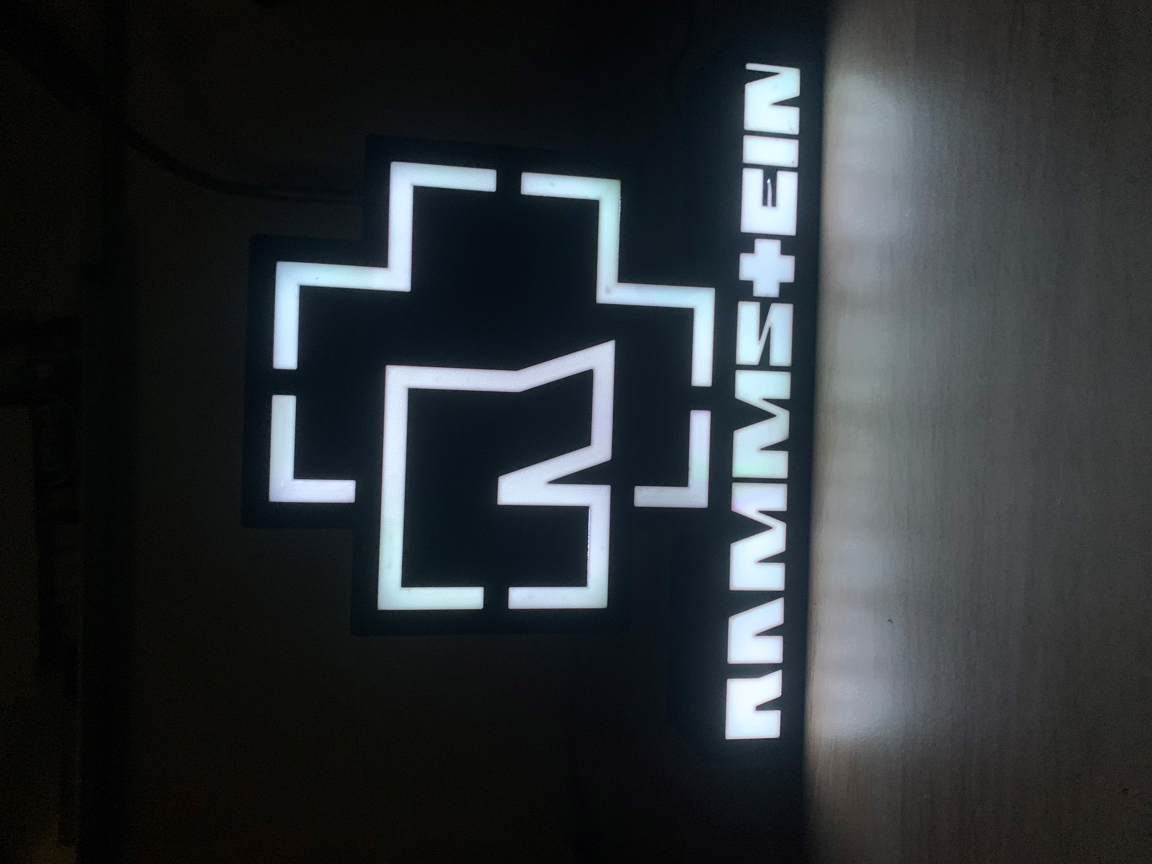 Lihgt Box Rammstein