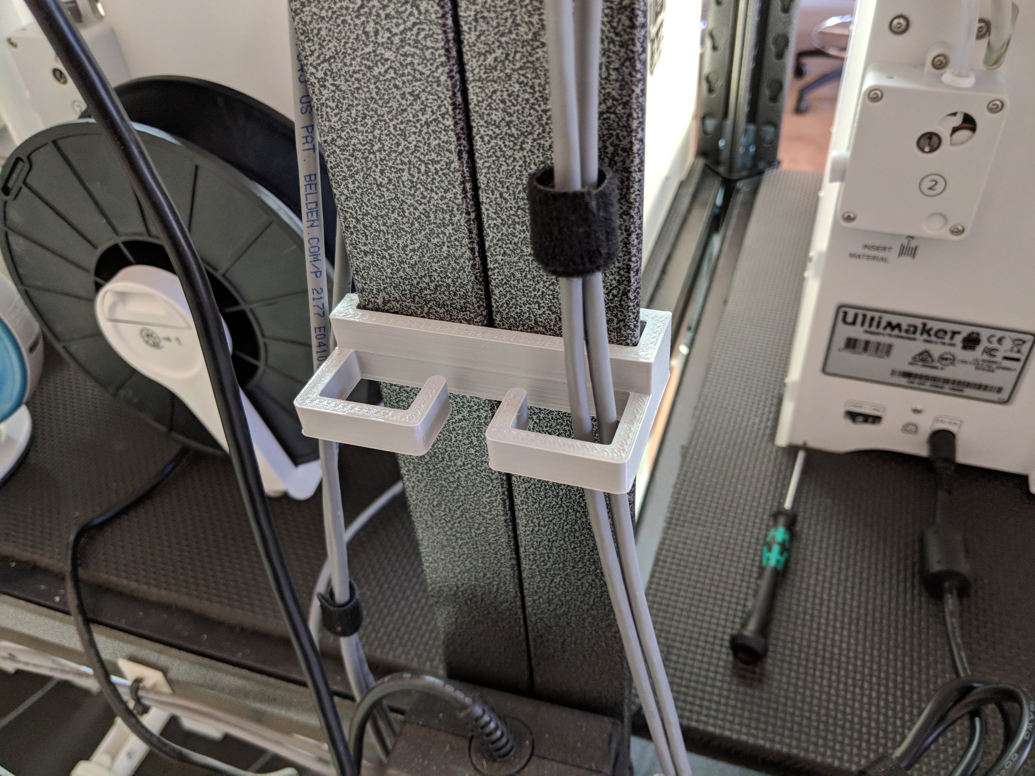 Cable Runner Brackets for 3D Printing Wall