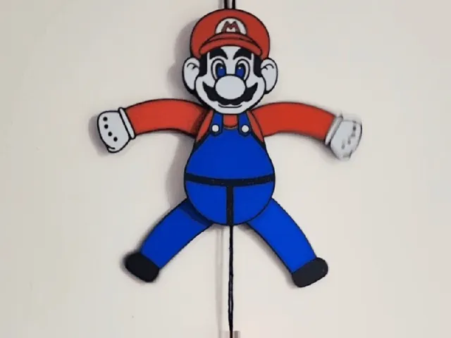 Mario Dancing Pull String