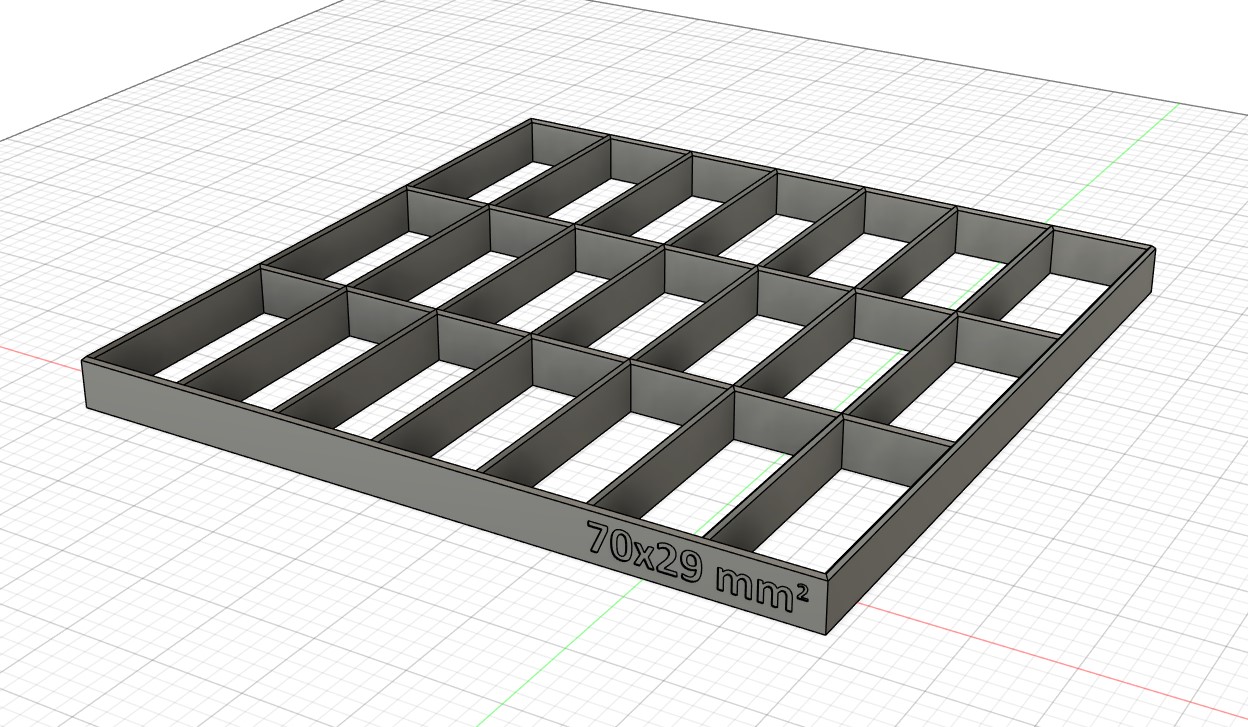 Dessert cutting template