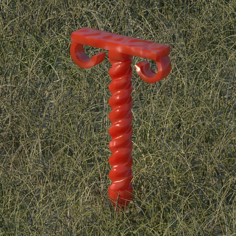 Camping tent peg