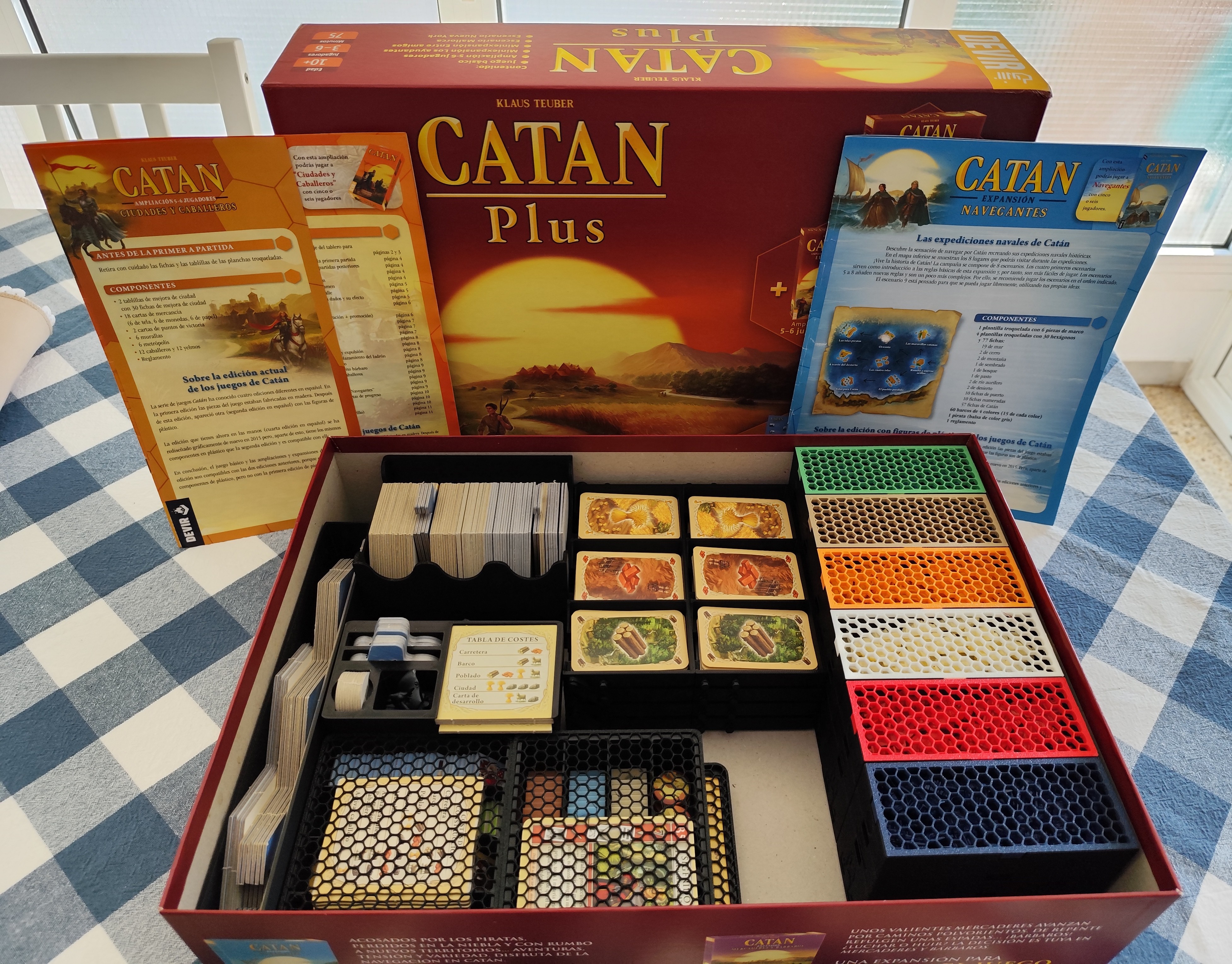 Catan PLUS + Seafarers + Cities & Knights INSERT