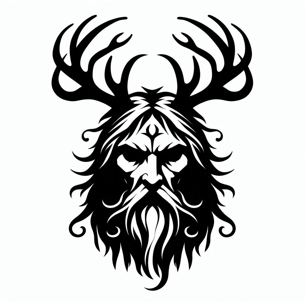Lešij (Leshy) - Slavic forest demon, guardian of the forest 3 (two colours)