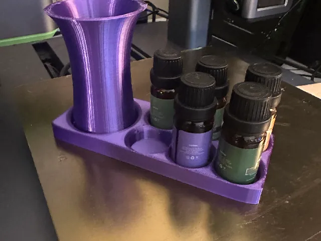Essential Oil Aroma Diffuser Bottle Organizer and Water Cup