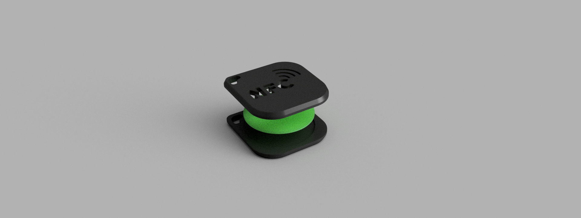 Miniatura 4 do modelo 3D NFC Keychain