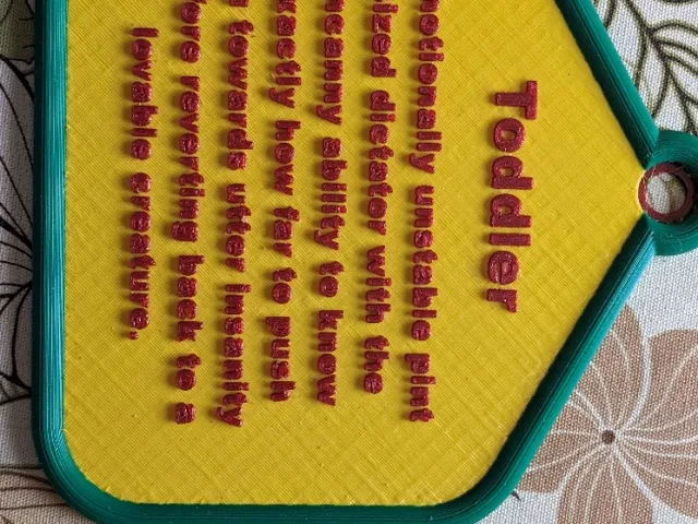 Toddler sign