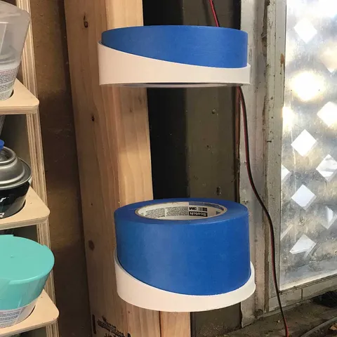 Blue Painters tape Wall Mount