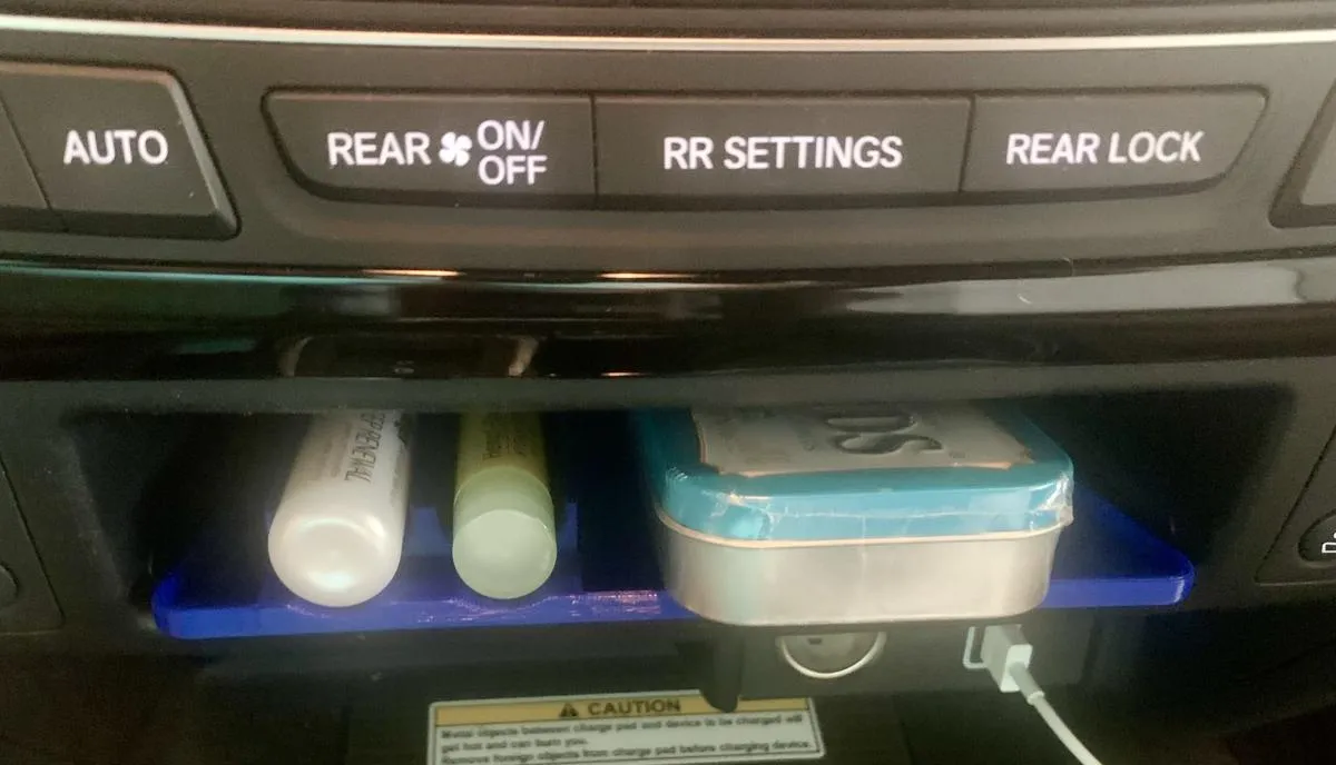 Honda Passport Dash Cubby Tray--OpenScad by MeltinPlastic