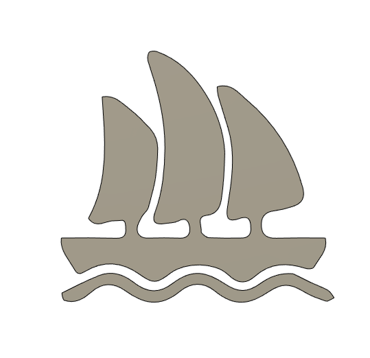 Boats on a keychain