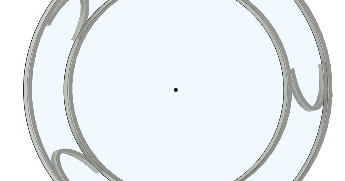 Improved VOXEL HULA TPU Spring for decoupling 3d printer vibration by