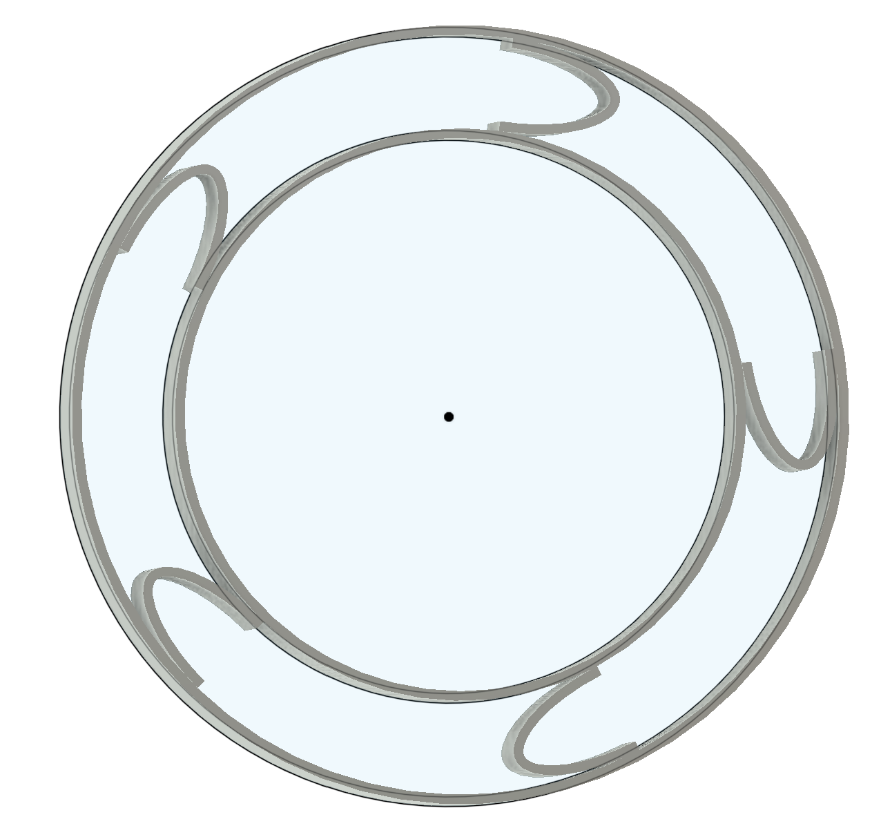 Improved VOXEL HULA TPU Spring for decoupling 3d printer vibration by