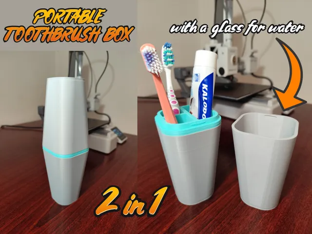Portable Toothbrush Box