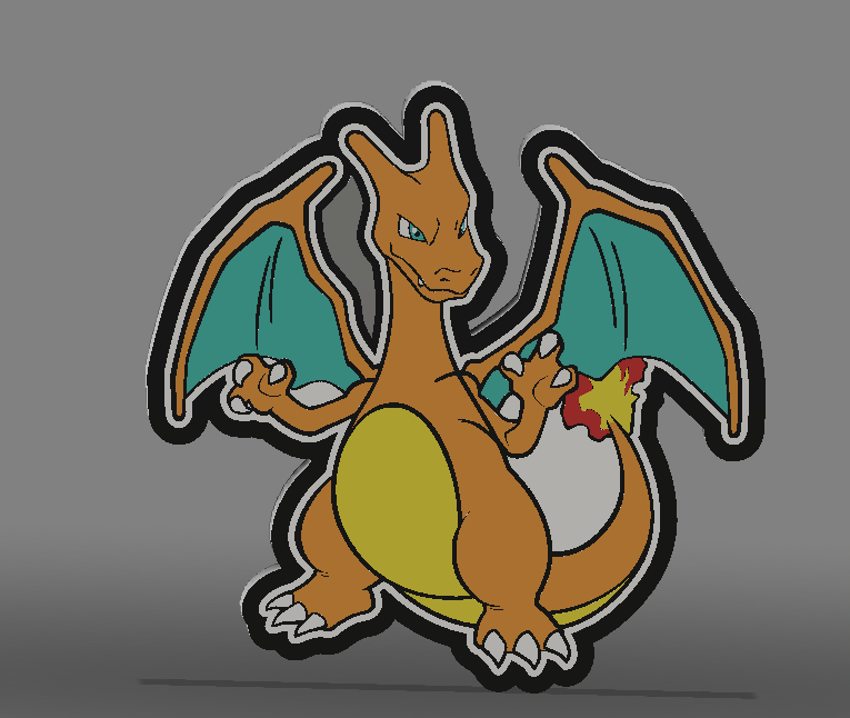 Pokemon Charizard Lightbox