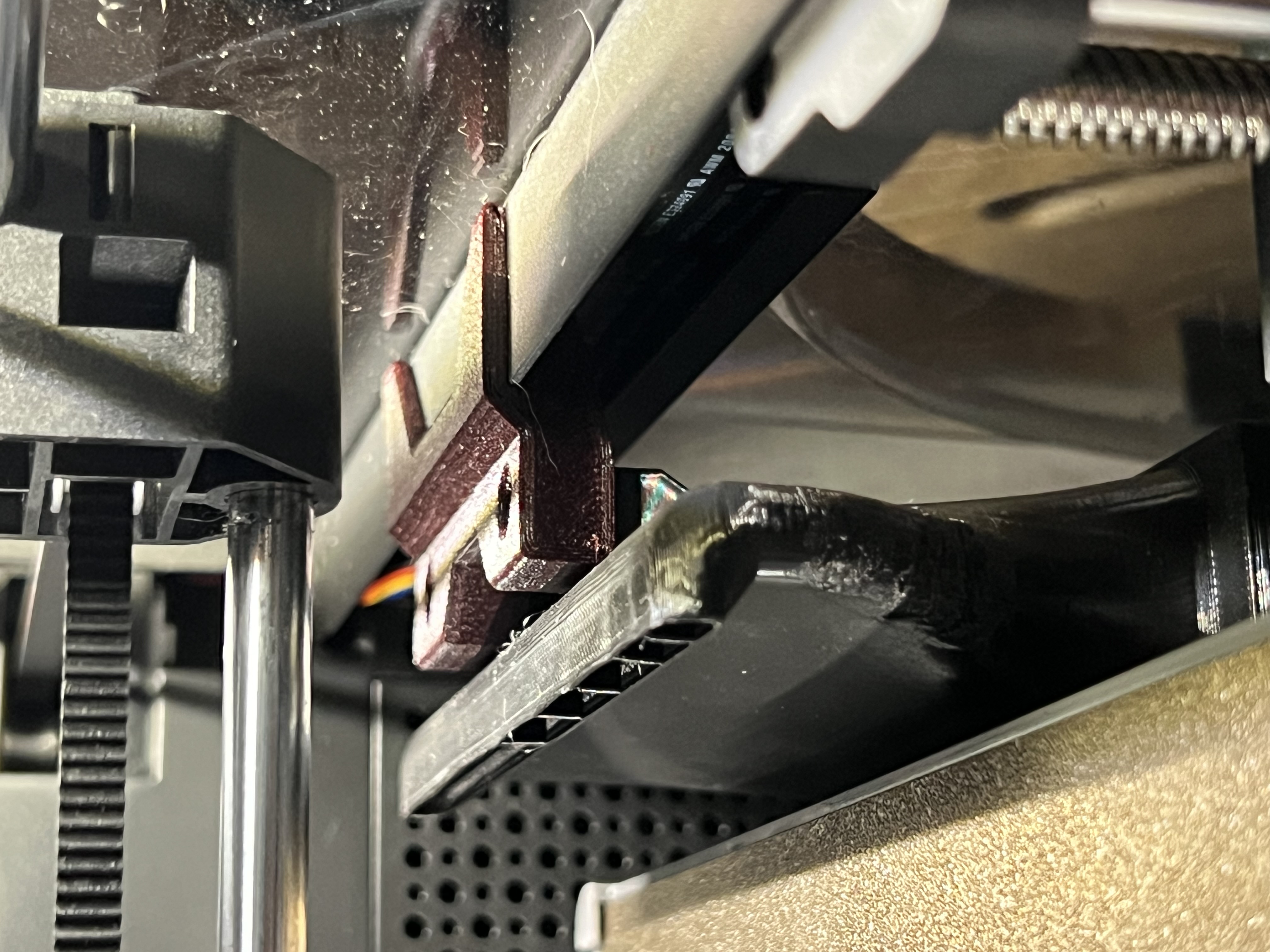 Flashforge Adventurer 5M (AD5M) 12032 bed cooling fan mount bracket