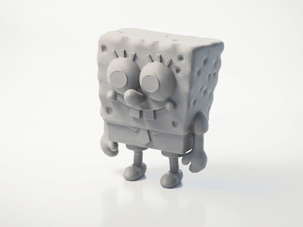 Chibi SpongeBob Figurine Cute Character 3D Printable