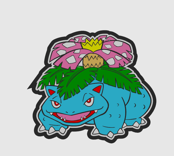 Pokemon Venusaur Lightbox