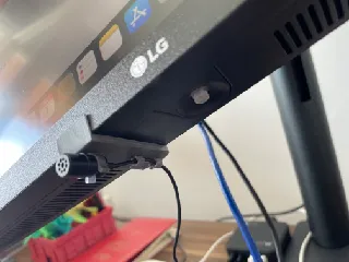 LG Monitor Microphone Holder