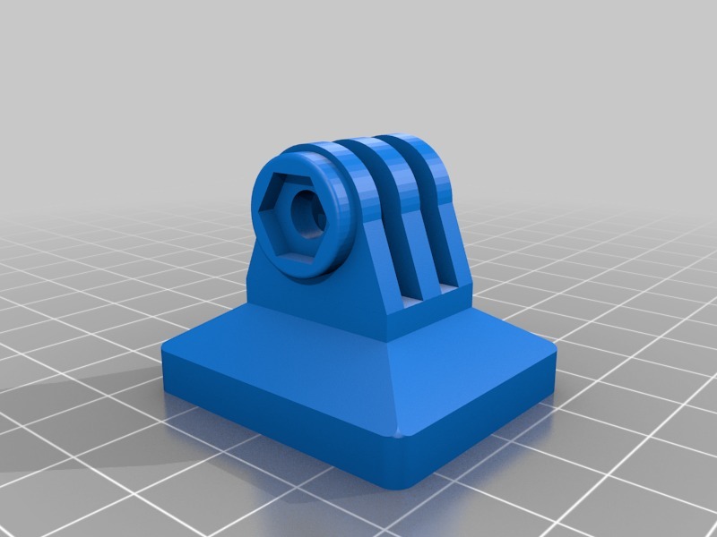 GoPro Tripod mount by tmorris9 Download free STL model