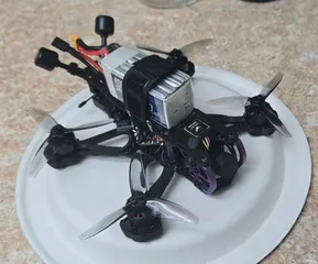 Drone GPS Mount QAV-S2 3in Joshua Bardwell Sub250 edition
