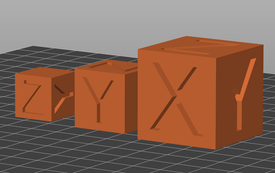 Test cube(15,20,30 mm)