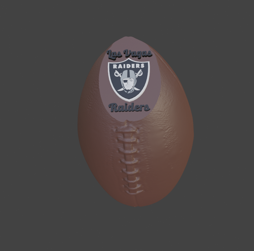 Las Vegas Raiders Displayable Football