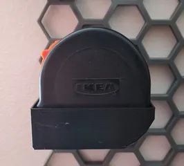 IKEA Fixa tape measure holder for HSW honeycomb storage wall