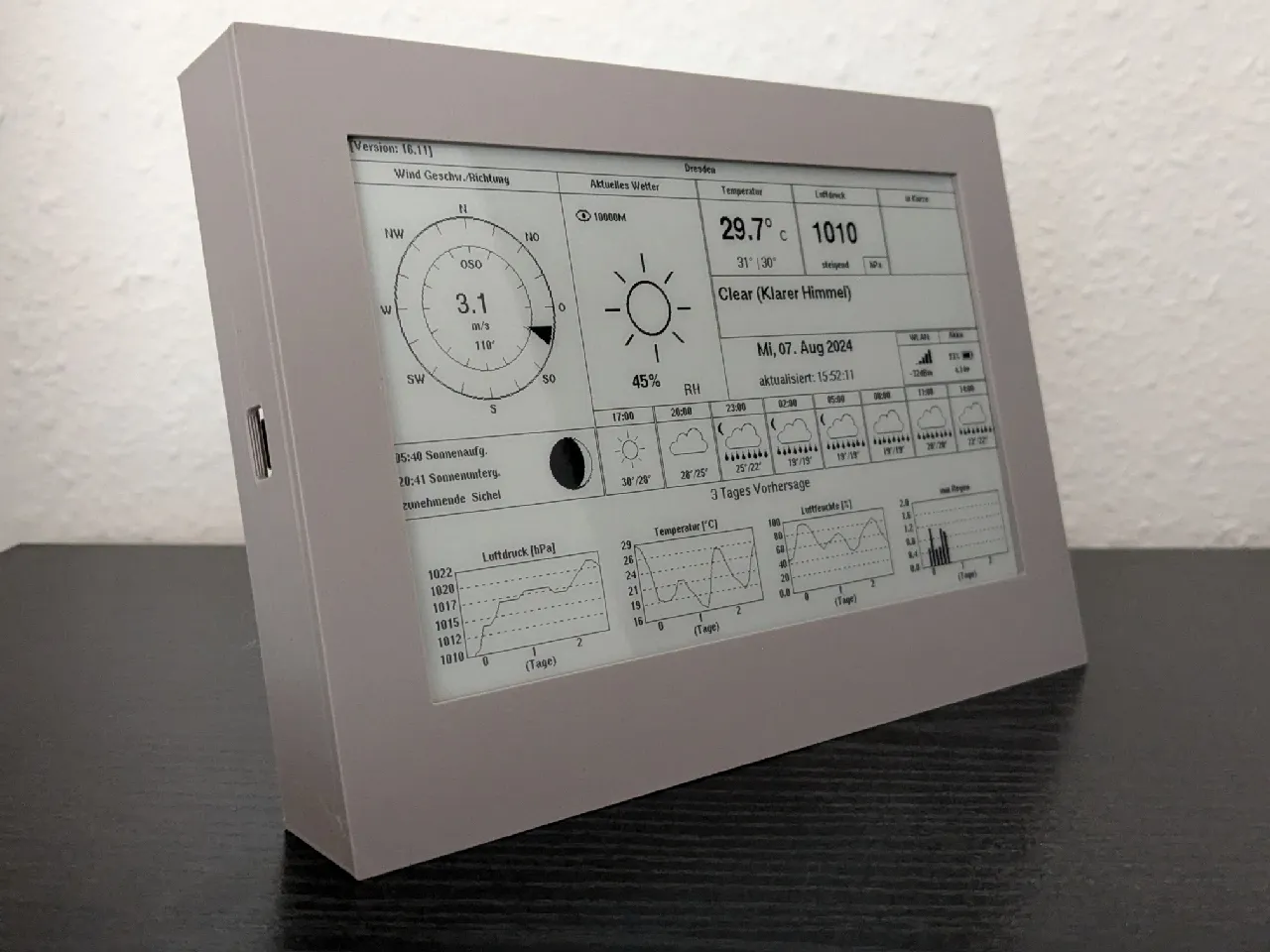 Waveshare 7.5 inch ePaper case for DFRobot Firebeetle by uli_2035 ...