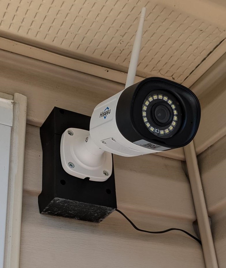 Universal 4" Siding Camera Support – Easy-Install Bracket for Outdoor Cameras